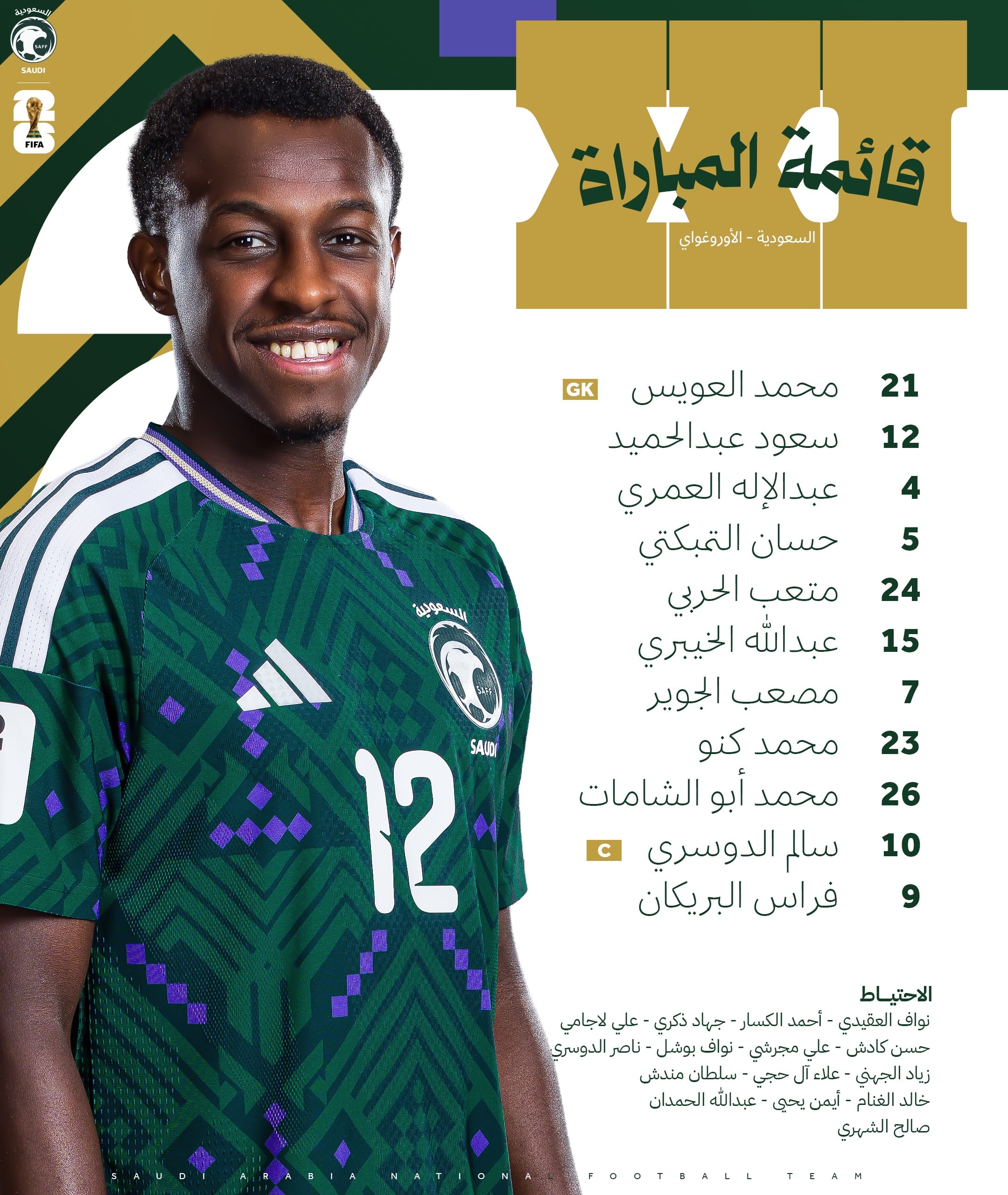 تشكيل السعودية
