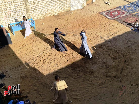 مبارزات-التحطيب-فى-قرية-فارس مبارزات-التحطيب-فى-قرية-فارس