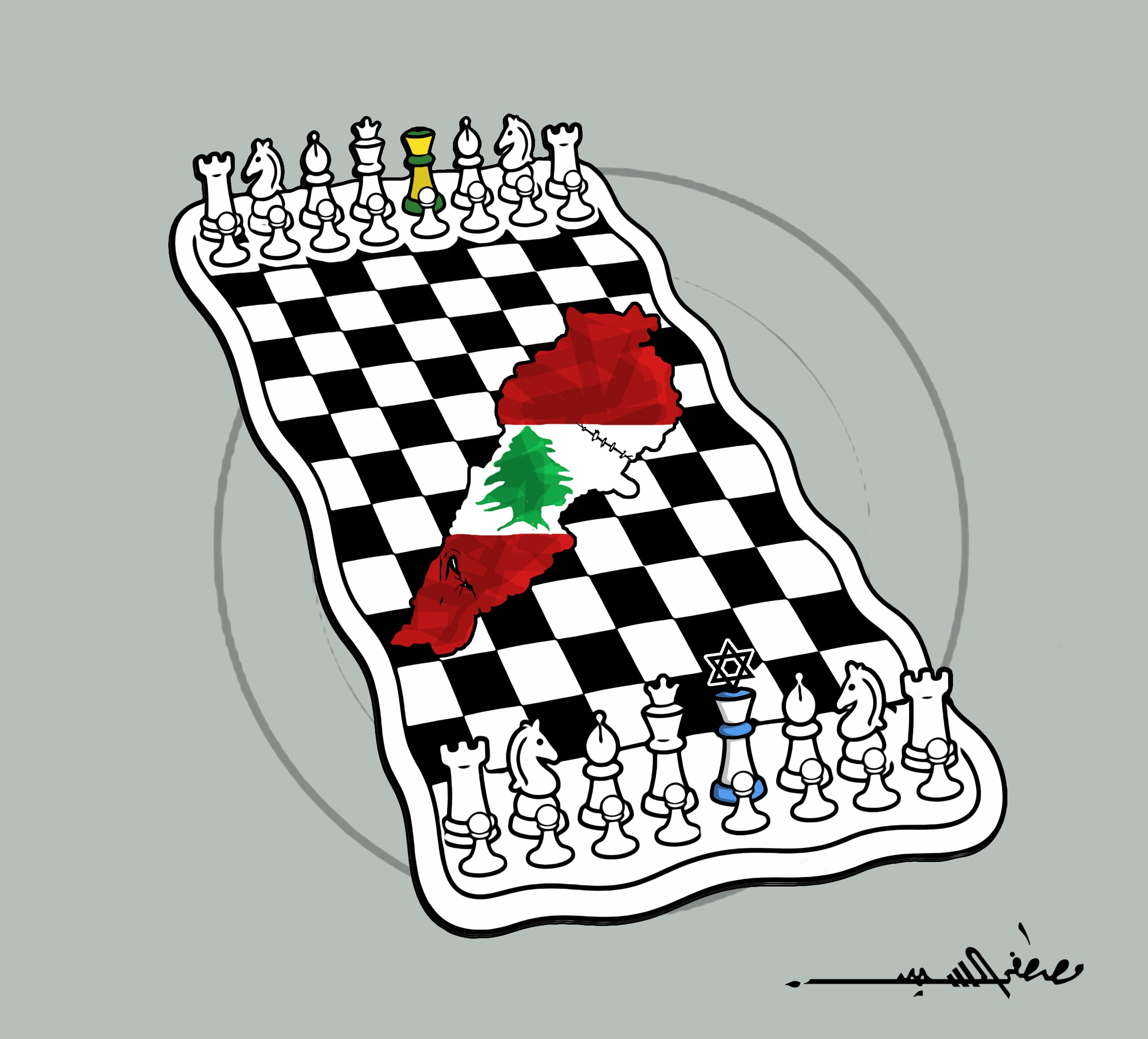 كاريكاتير مصطفى السيد