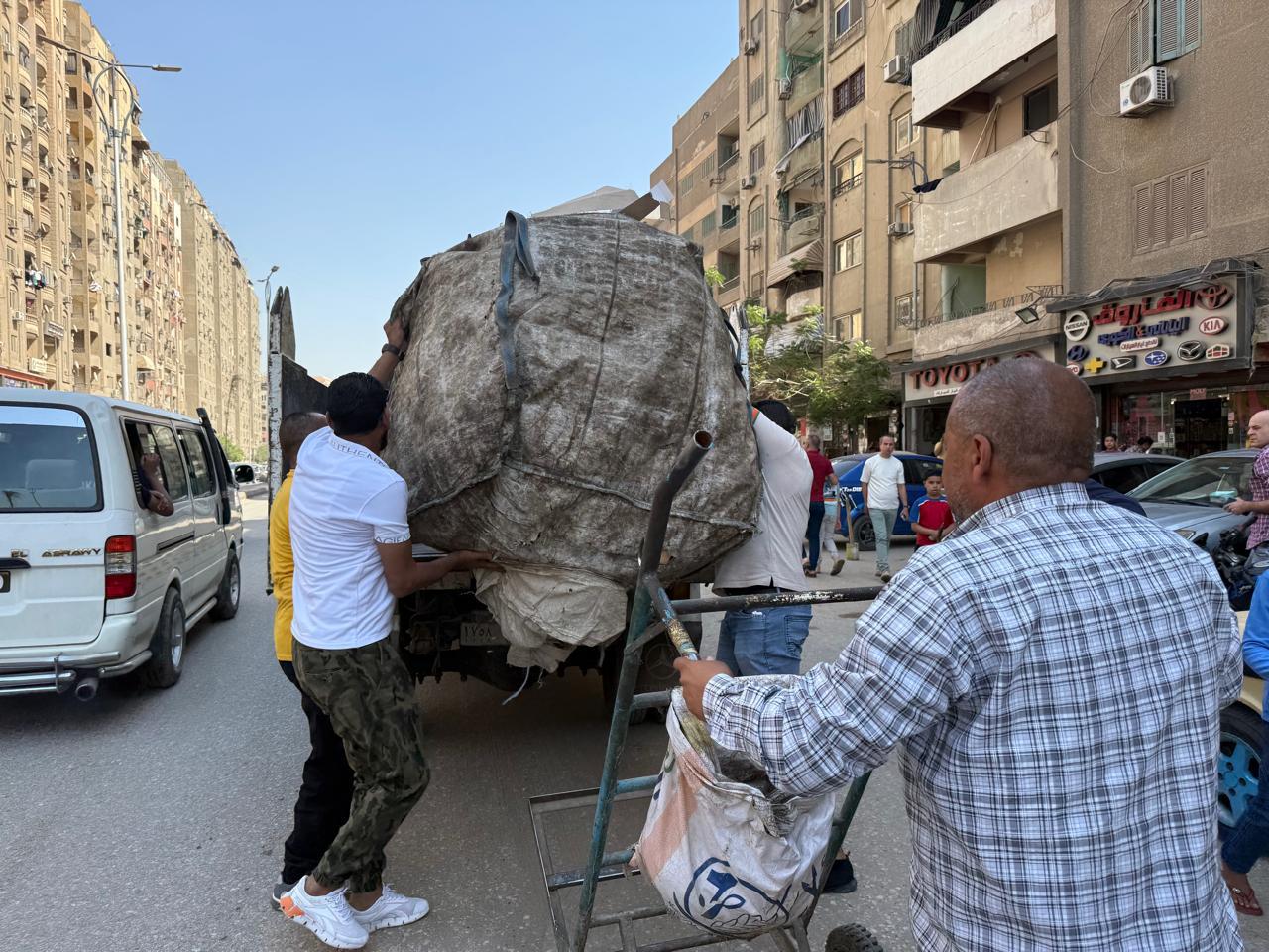 محافظة الجيزة تواجه ظاهرة  الفريزة بالهرم وفيصل (3)