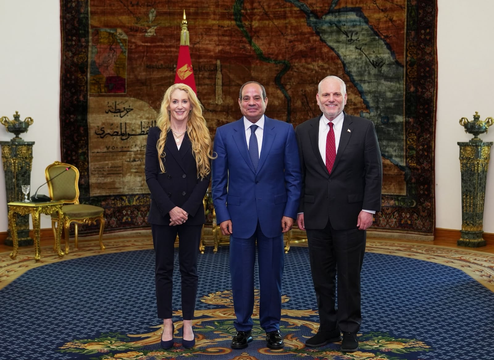 الرئيس السيسى لوفد مؤتمر رؤساء المنظمات اليهودية الأمريكية الكبرى (2)