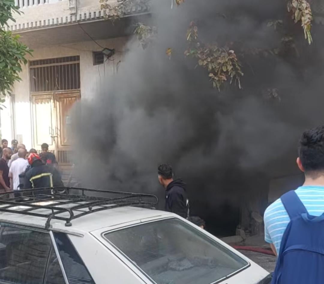 حريق داخل جراج سيارات في البيطاش بالإسكندرية حريق داخل جراج سيارات في البيطاش بالإسكندرية