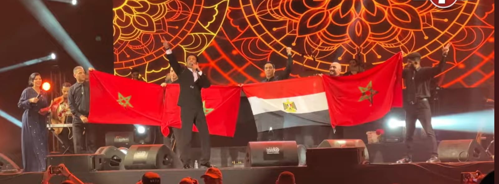 سعد الصغير فى حفل مهرجان موازين