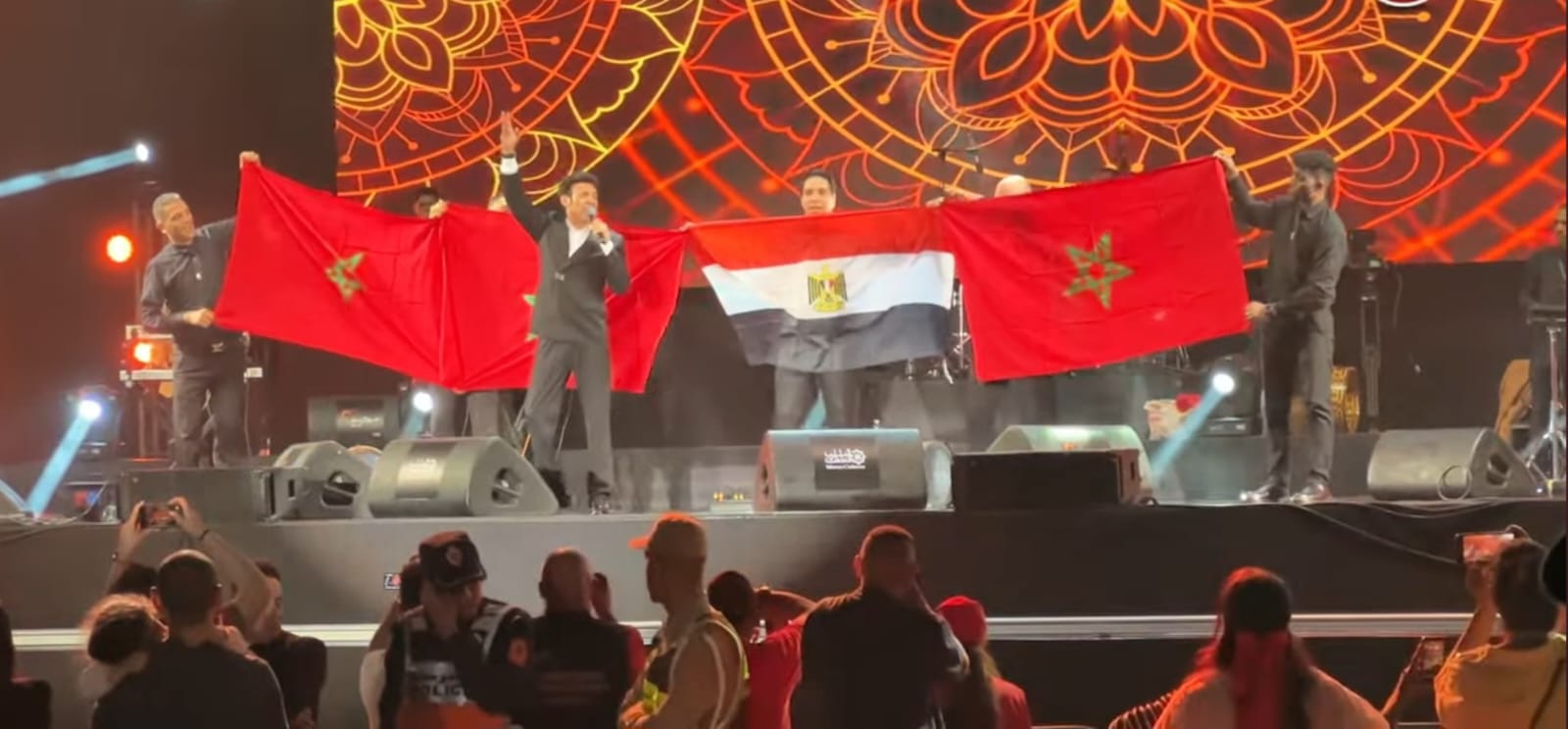 سعد الصغير فى حفله بمهرجان موازين