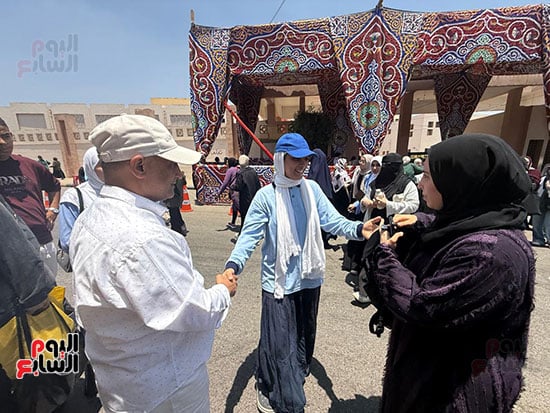 فرحة الطالبات بالامتحان