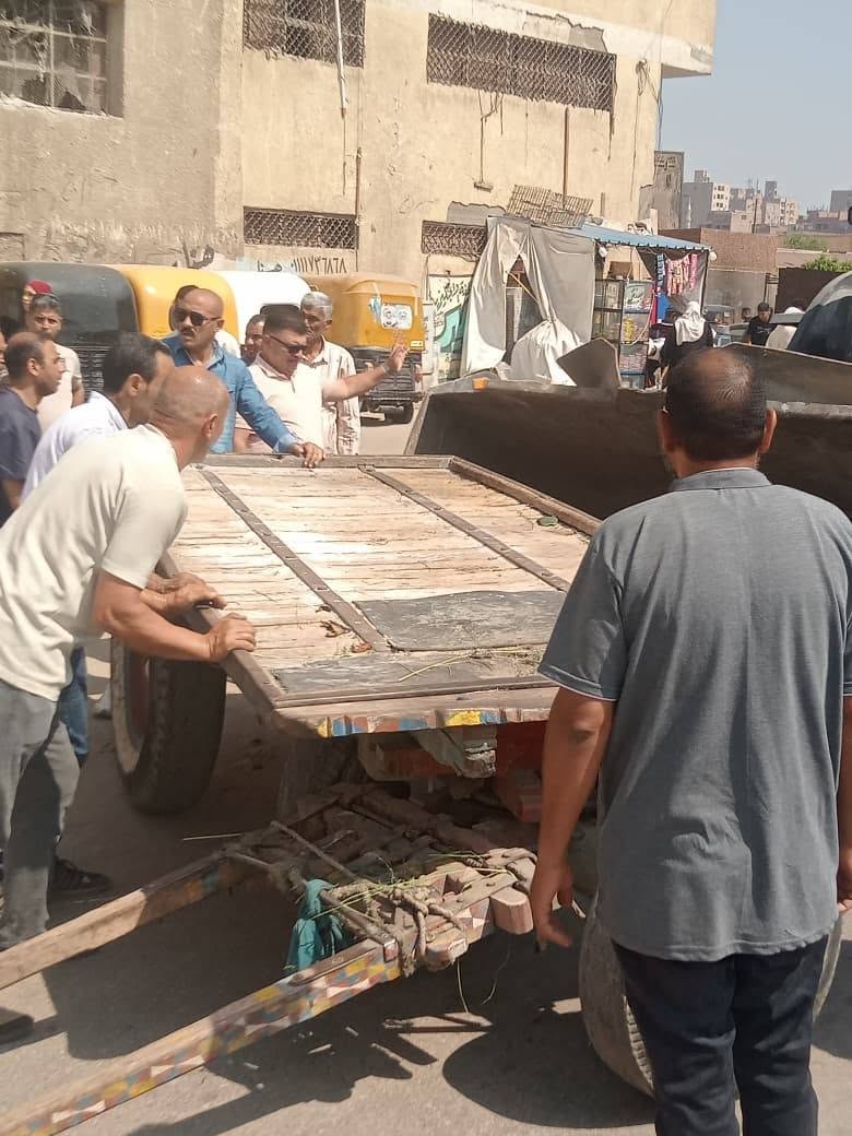 مصادرة العربات الكارو