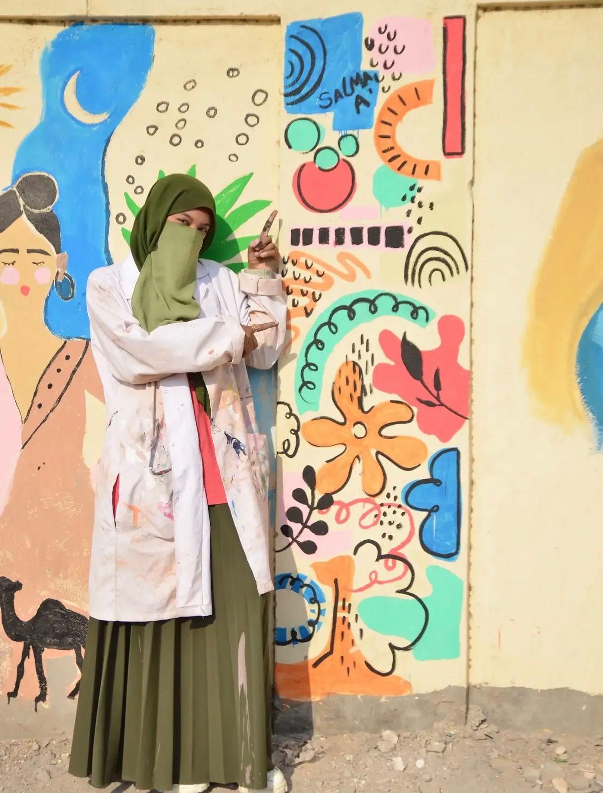 تجميل الشوارع ضمن جهود المبادرة