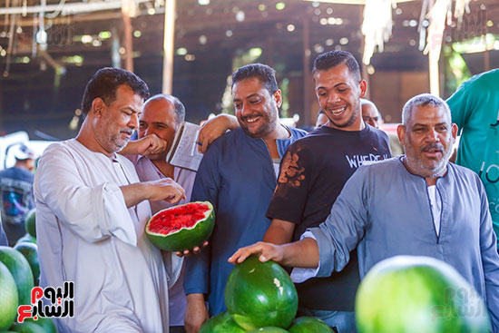 تجار البطيخ بسوق الساحل تجار البطيخ بسوق الساحل
