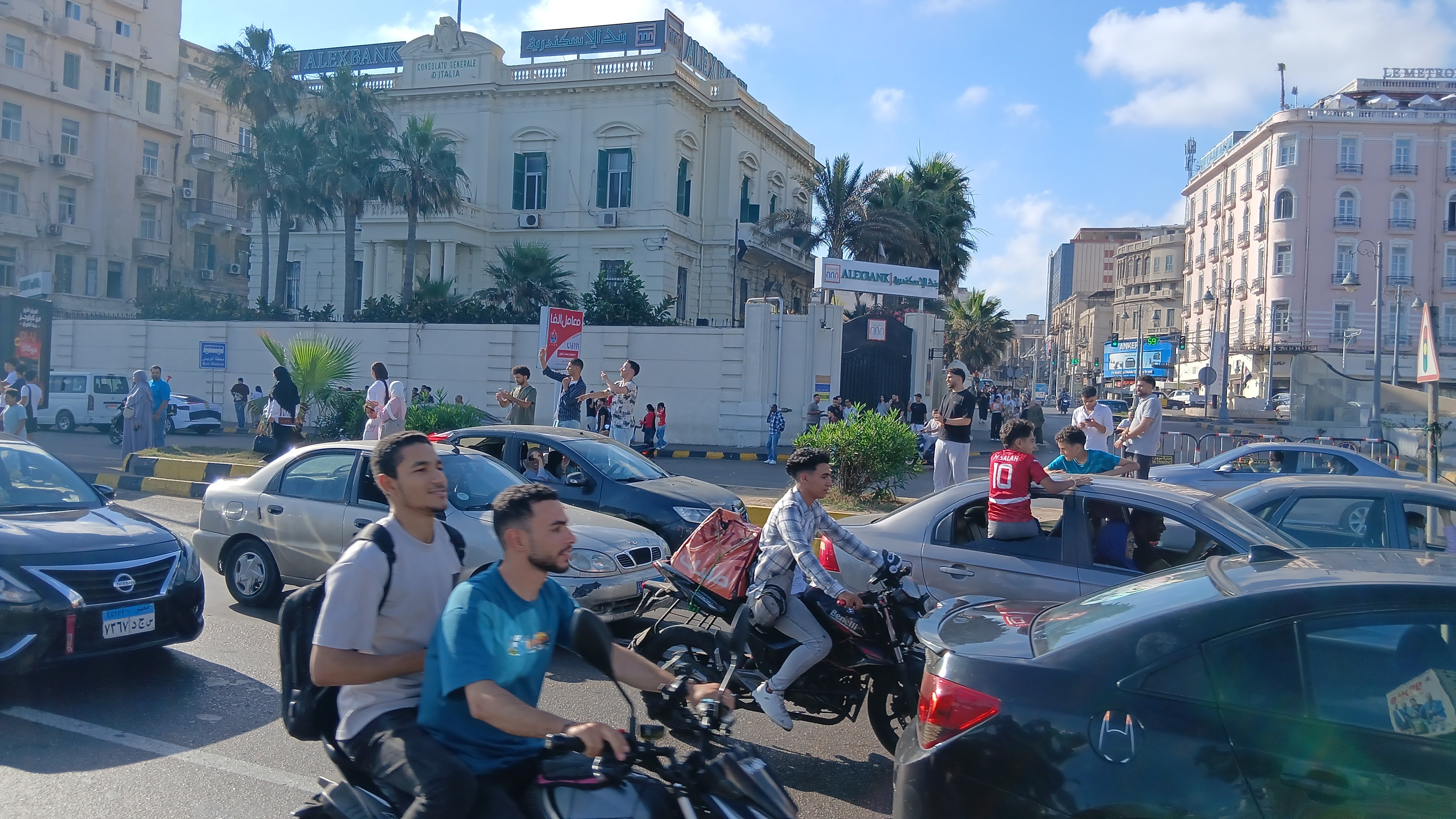 فرحة  علي كورنيش الإسكندرية
