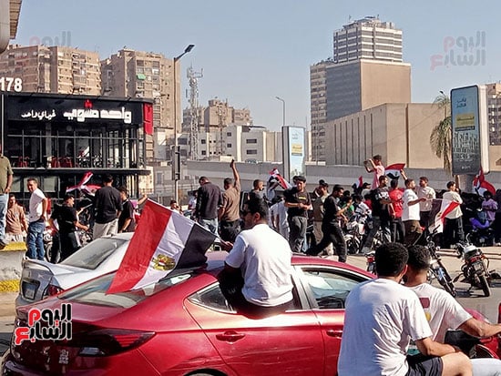 احتفالات المصريين بتأهل المنتخب