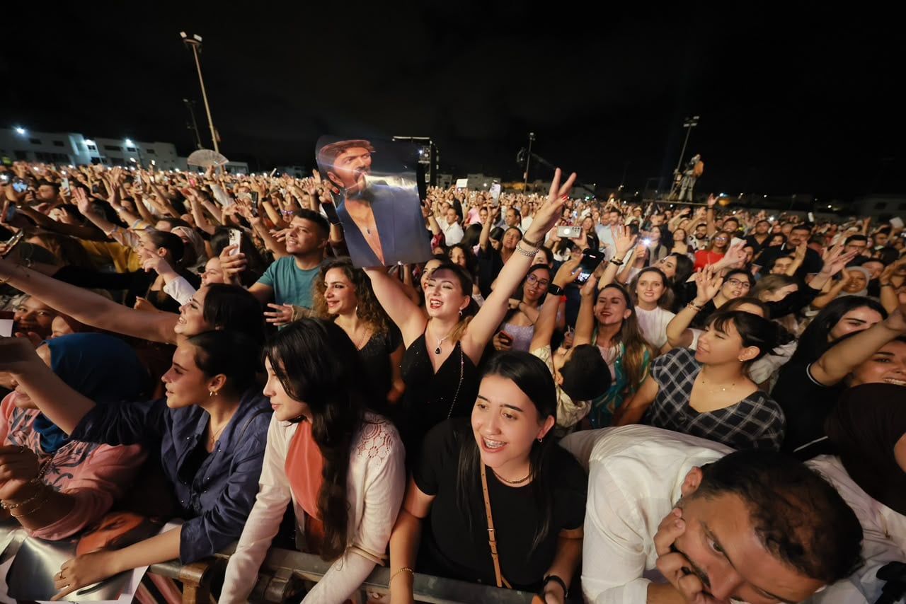 النجم المصري تامرحسني يحقق اكبر حضور جماهيري في مهرجان موازين بالمغرب 