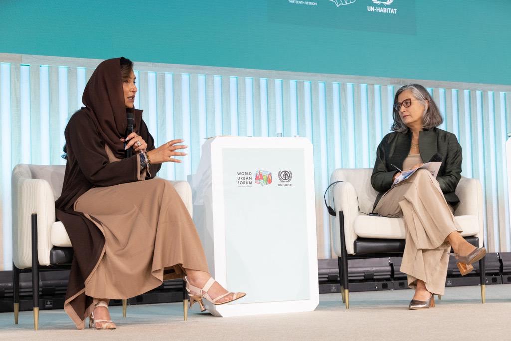 الاميرة لمياء مع مديرة موئل الامم المتحدة