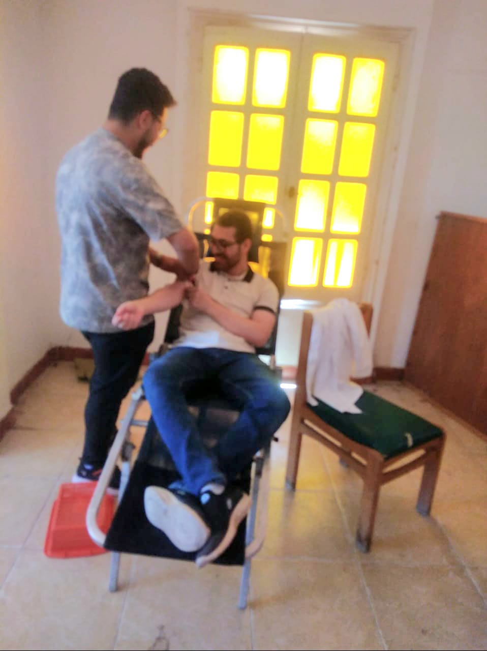 التبرع بالدم بمراكز الشباب