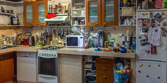 ترتيب المطبخ