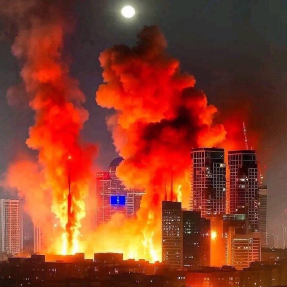 قصف فى مدينة تل أبيب