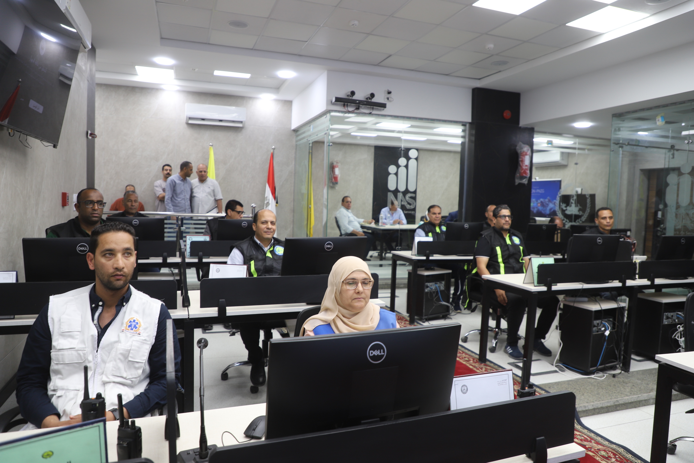 مركز السيطرة وادارة الازمات بالمحافظة