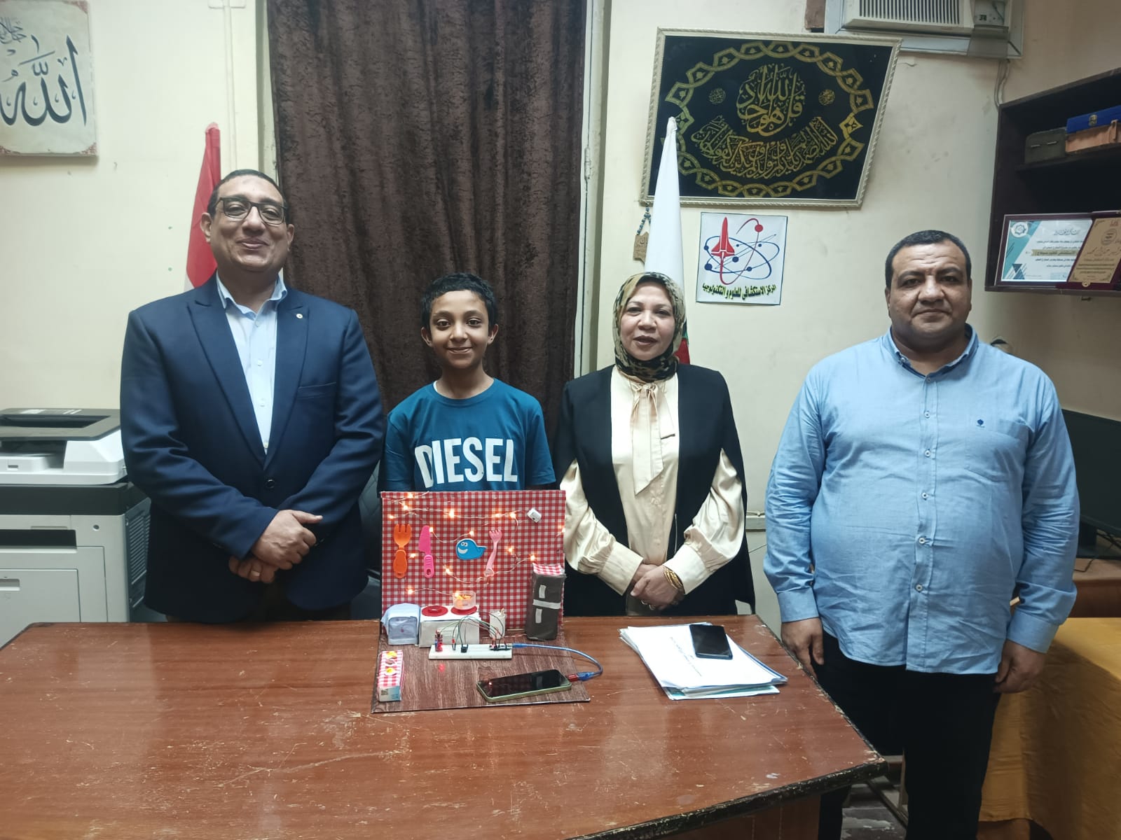 مراسل اليوم السابع مع الطالب عبد الرحمن مراسل اليوم السابع مع الطالب عبد الرحمن