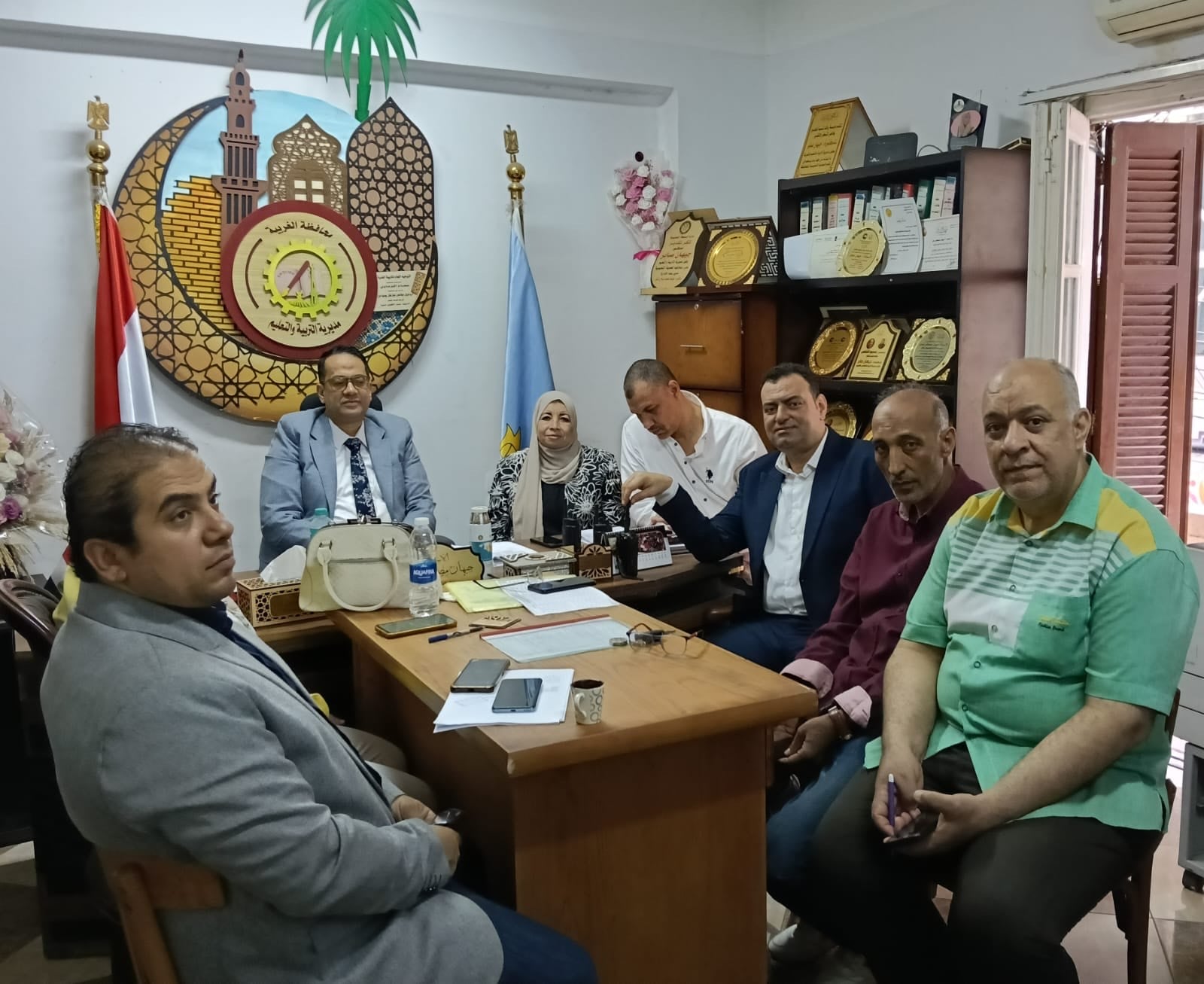 وكيل تعليم الغربية يتابع امتحانات الشهادة الإعدادية داخل غرفة عمليات المديرية