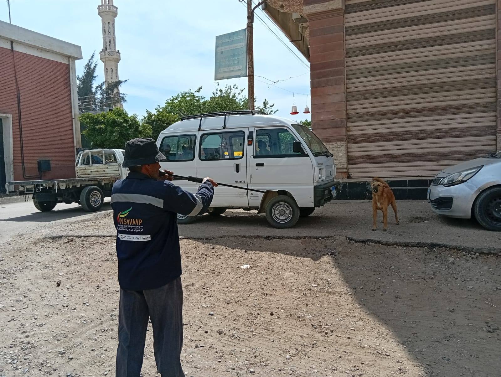 تحصين كلب بقرى مطوبس