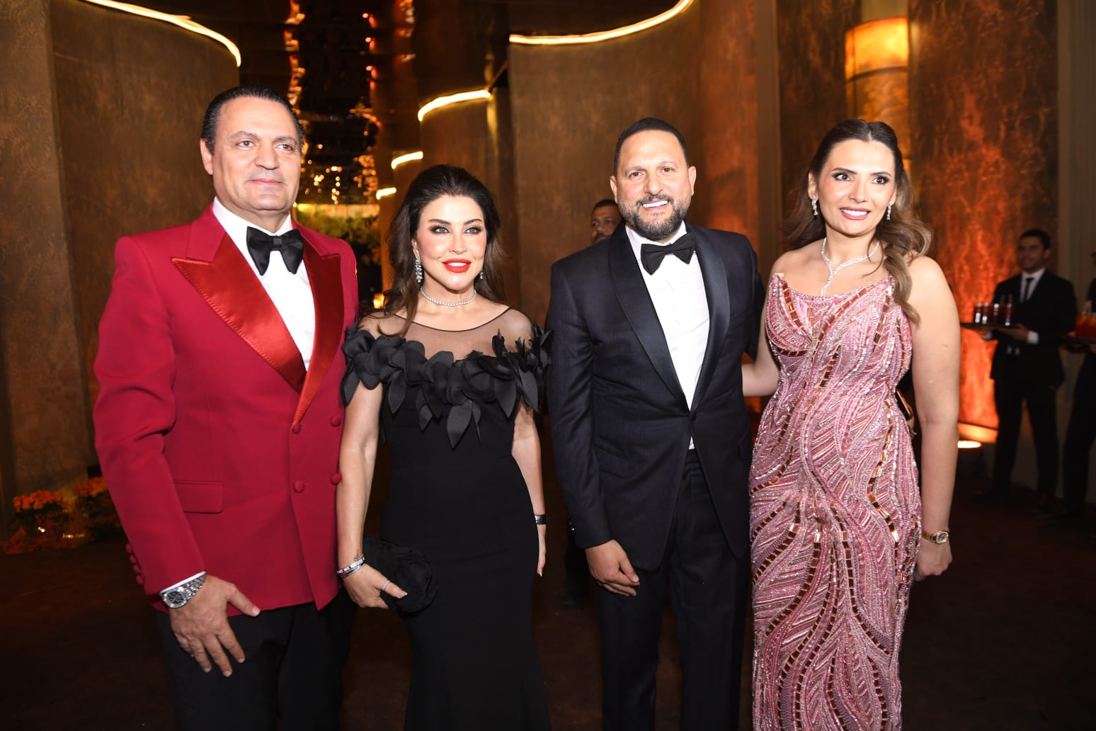 عماد زيادة وجومانا مراد وزوجها