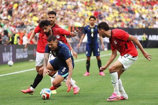 مباراة منتخب مصر والبرازيل