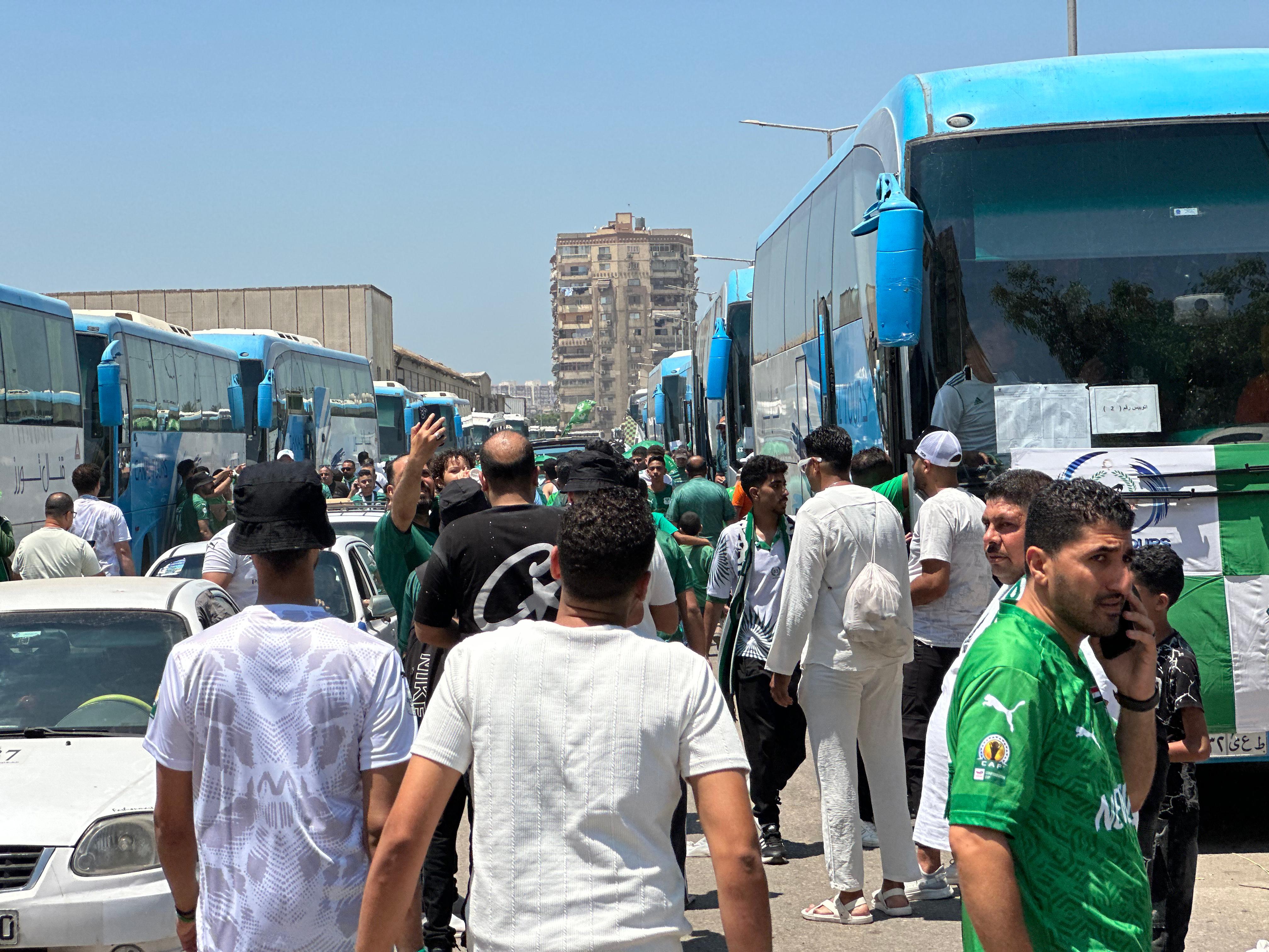 جماهير للمحافظة خلال الترحال