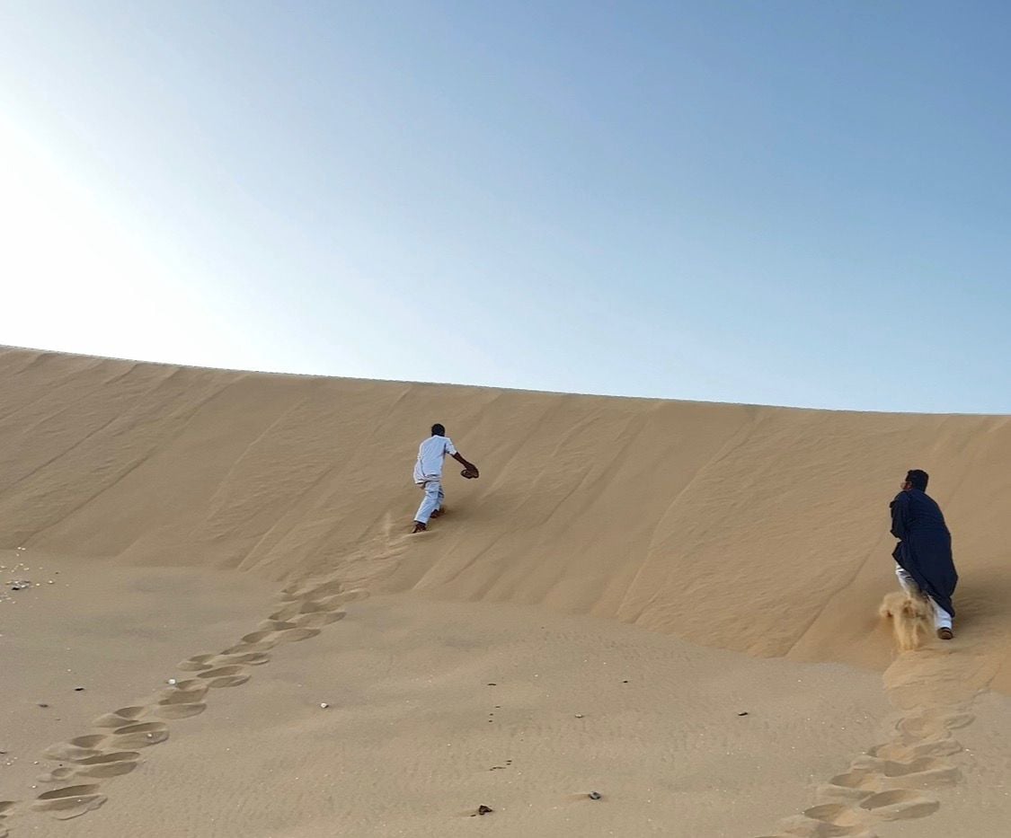 التزحلق على الرمال