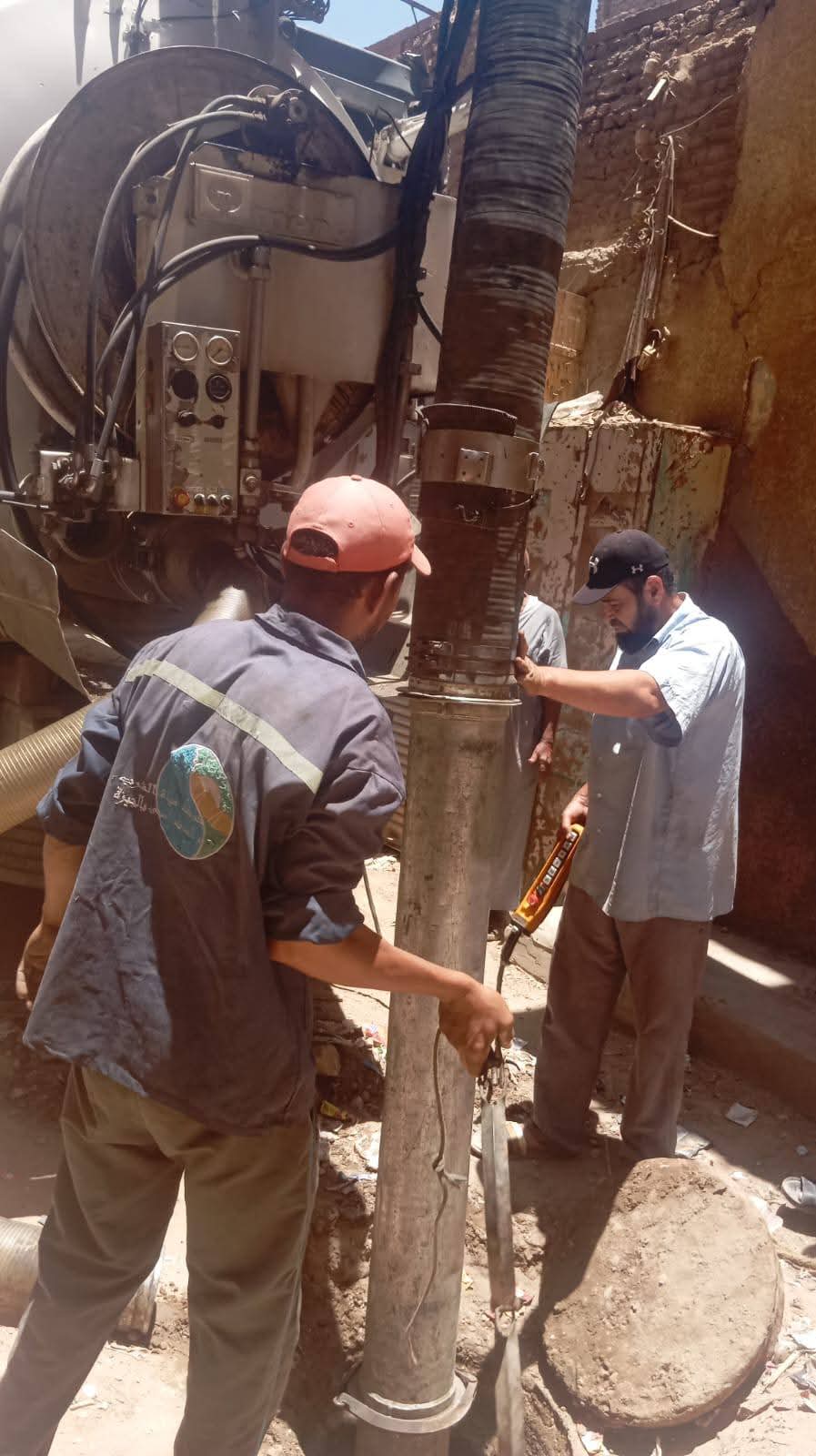 التطهير بمنطقة ارض الجميلي