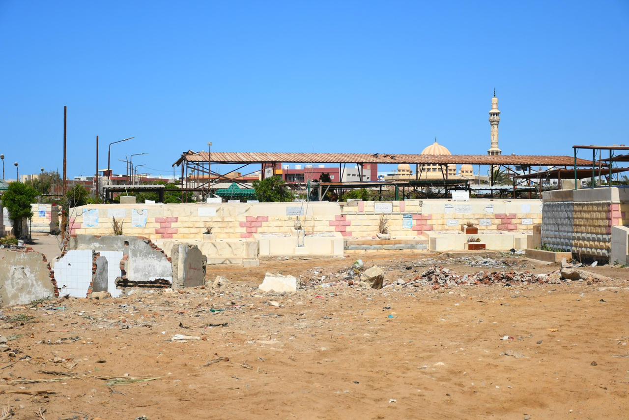 ارض للجبانات الجدبدة