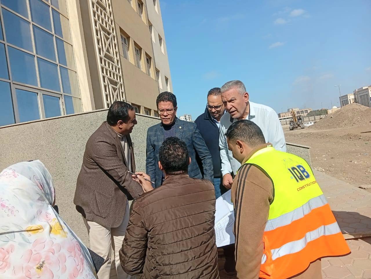خلال متابعة العمل بالمشروعات التنموية