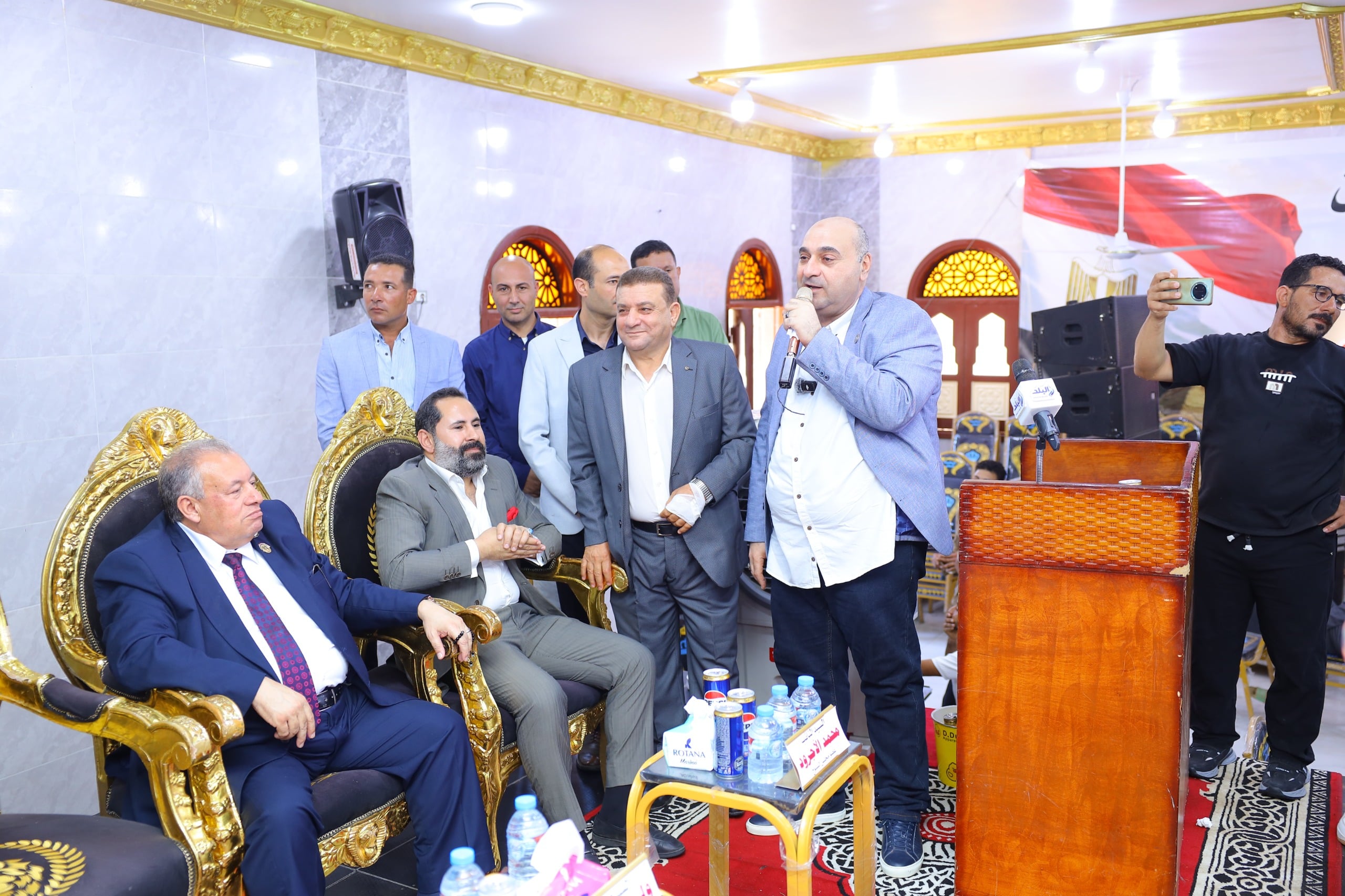 جانب من الاحتفالية بقرية بر بحري