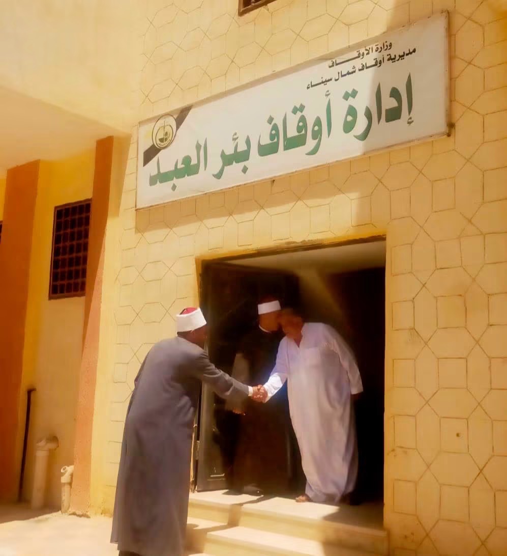 اثناء المتابعة الميدانية ببئر العبد