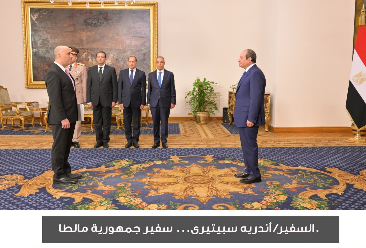 الرئيس السيسى يتسلم اعتماد 17 سفيرًا جديدًا  (3)