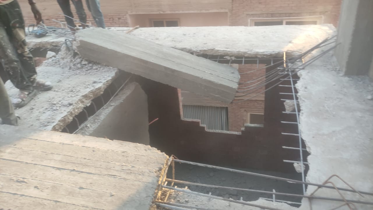 إزالة أعمال بناء غير قانونية في حملات بحي العجوزة (1)