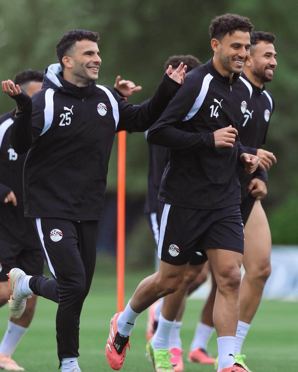 لاعبو منتخب مصر