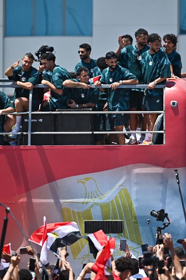 العلمين الجديدة تستقبل ابطال المنتخب المصري