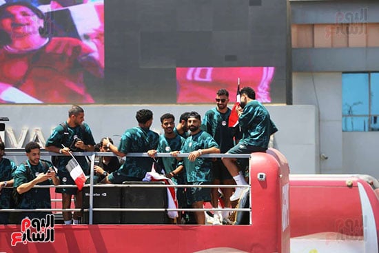 منتخب مصر يصل مدينة العلمين