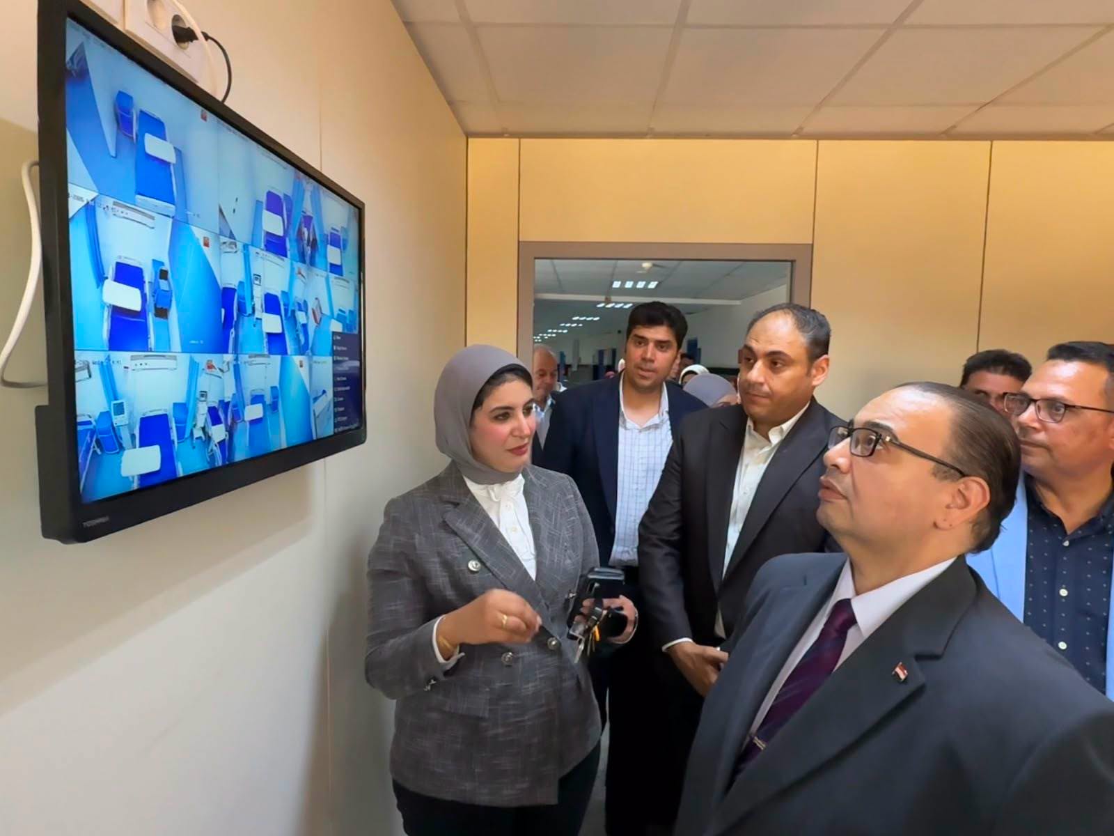تنوع الاقسام بالمستشفى الجامعي