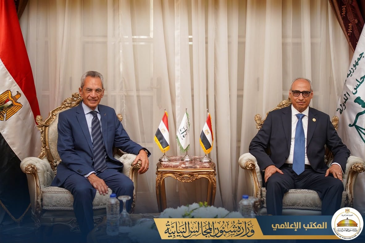 وزير المجالس النيابية يهنئ رئيس مجلس الدولة (2)