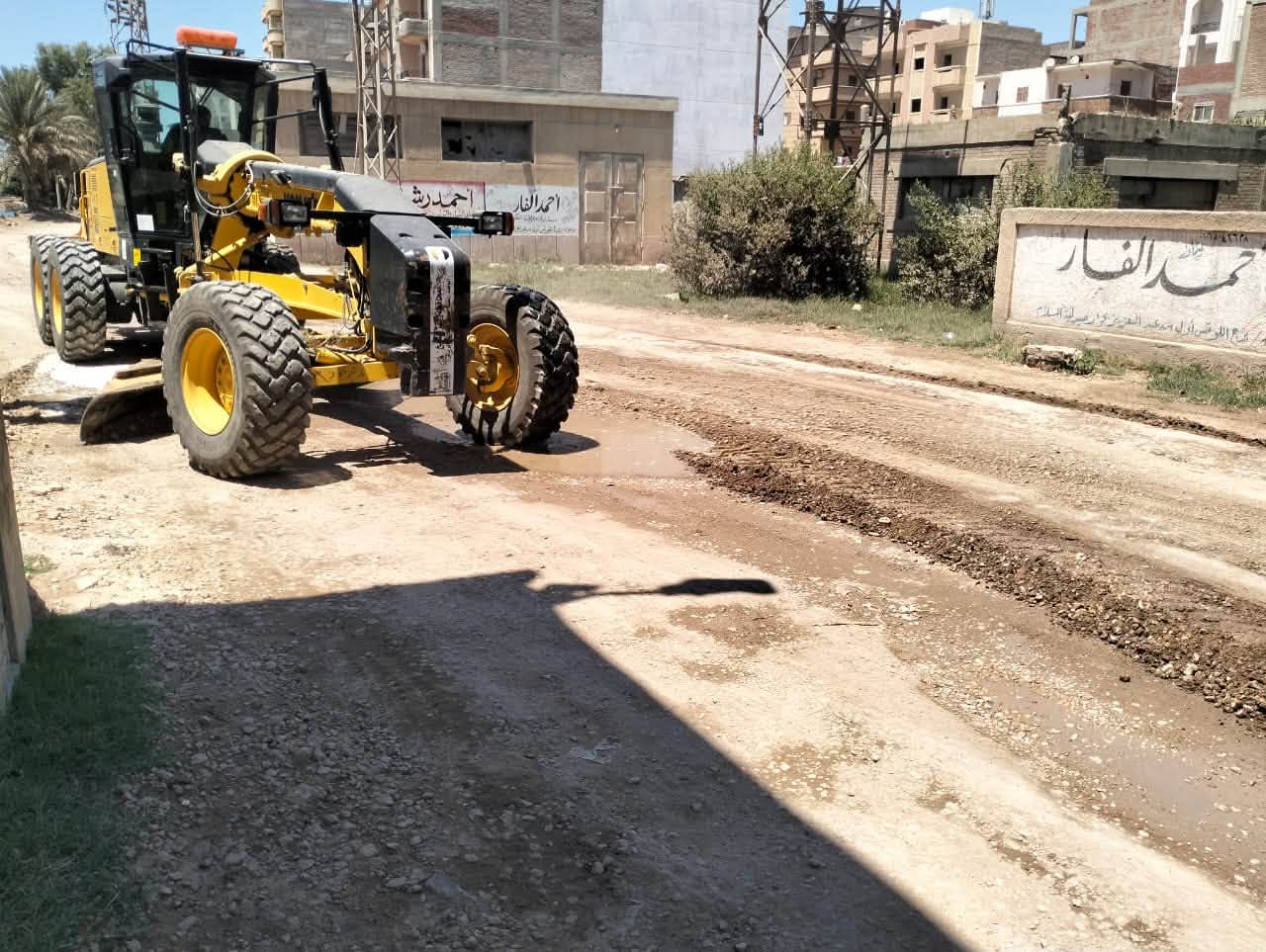 رفع كفاءة الطرق بفوه