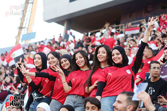 شباب مصر فى احتفالية تكريم المنتخب