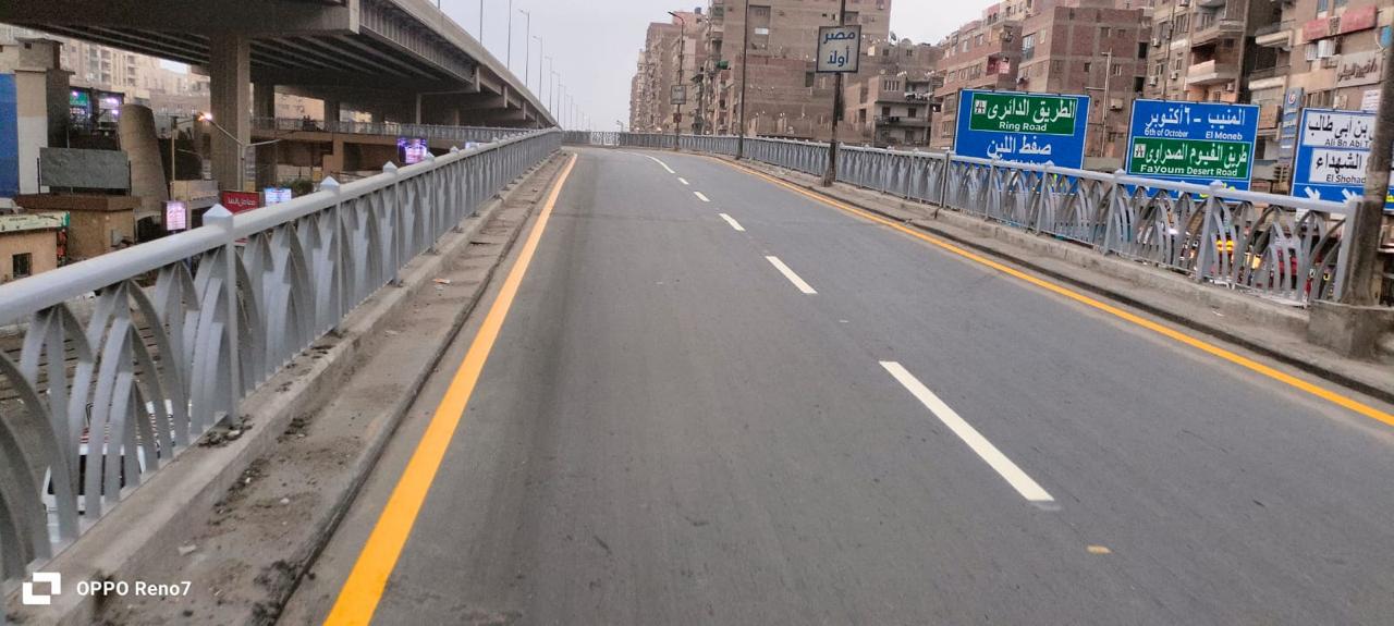 تطوير ورصف كوبرى أرض اللواء بالجيزة (2)