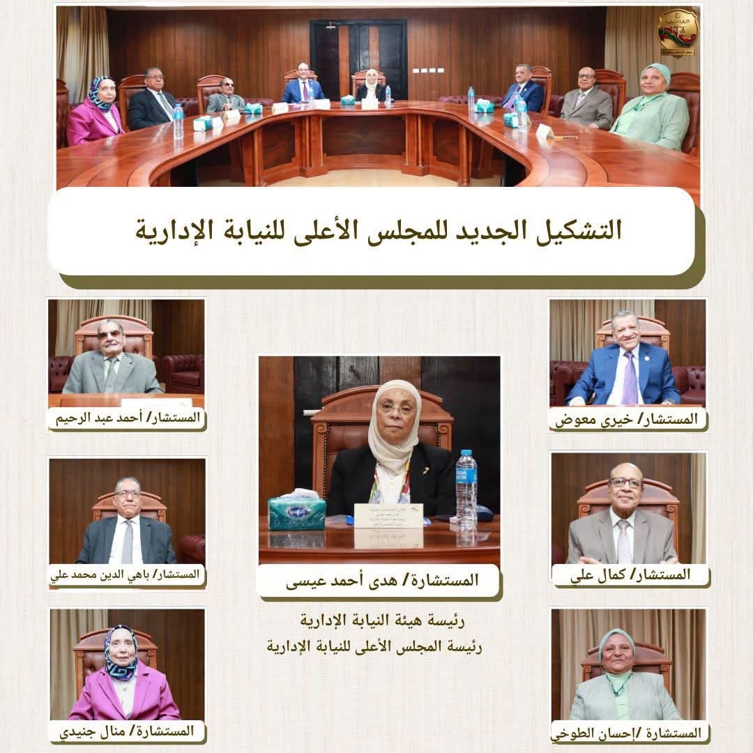 التشكيل الجديد لهيئة النيابة الادارية