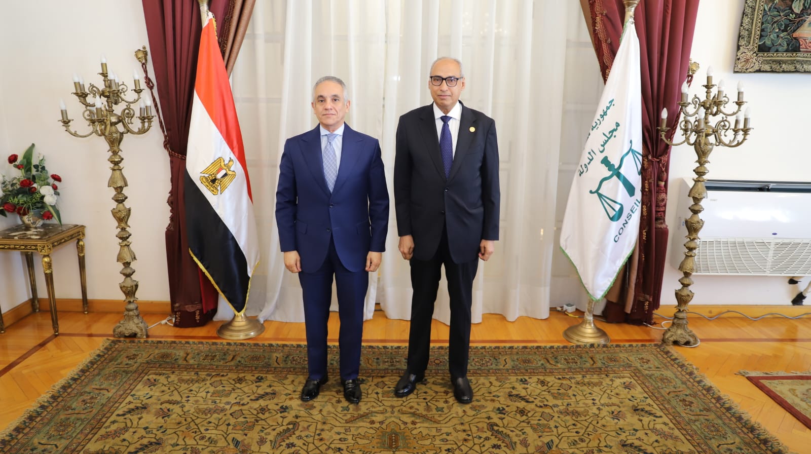 المستشار محمود أبو الدهب رئيس مجلس الدولة ووزير العدل (3)