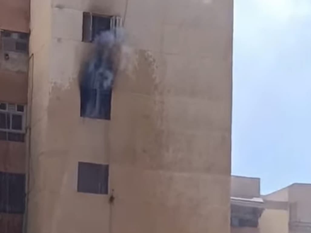 تصاعد الادخنة