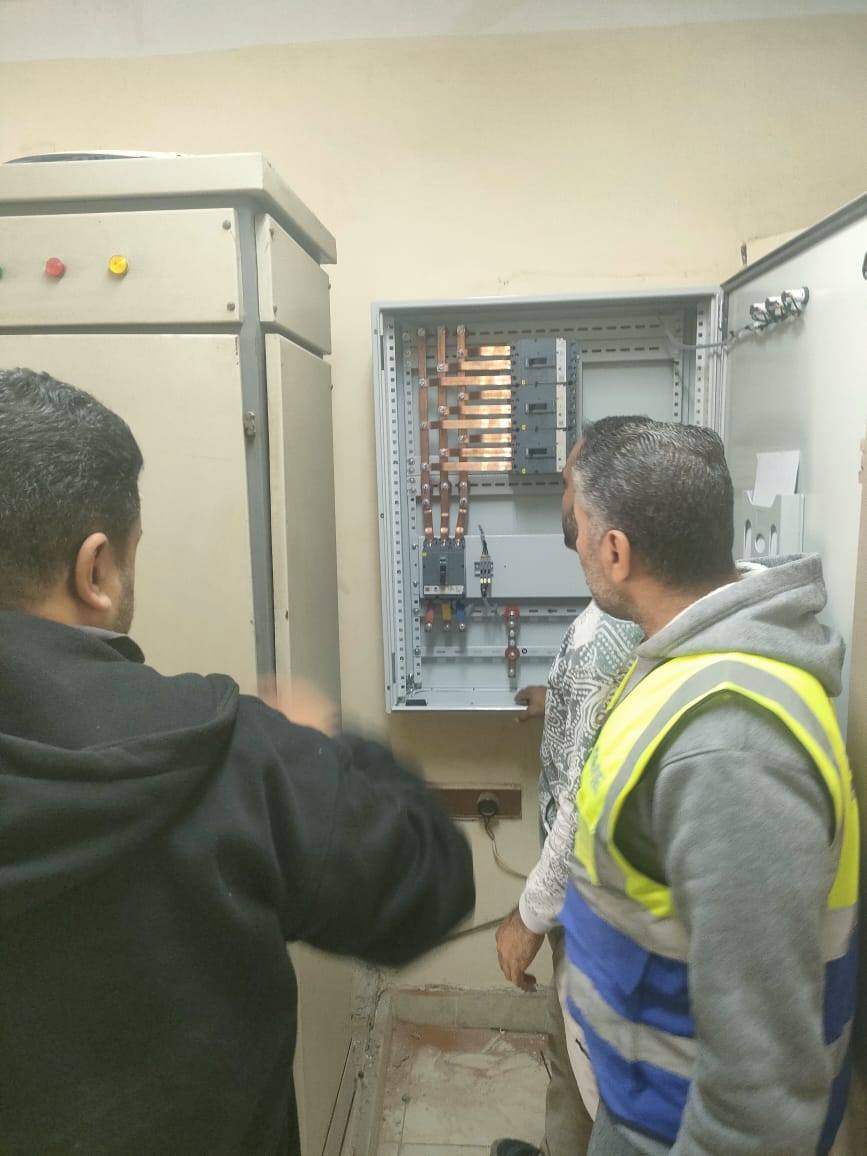 خلال تنفيذ المحطات بجامعة بنها