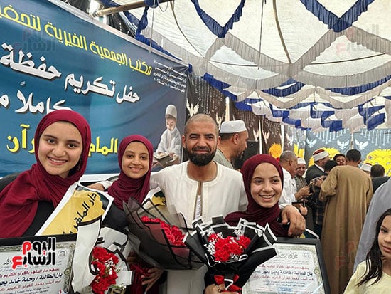 فرحة المكرمين بالمسابقة