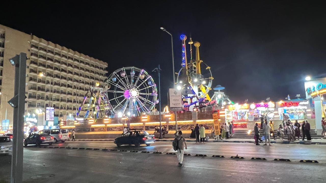 الملاهي على كورنيش مطروح