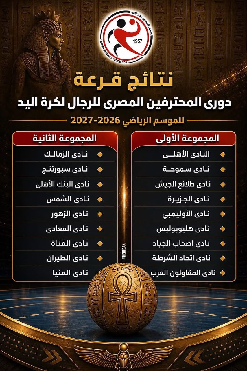 قرعة دورى المحترفين