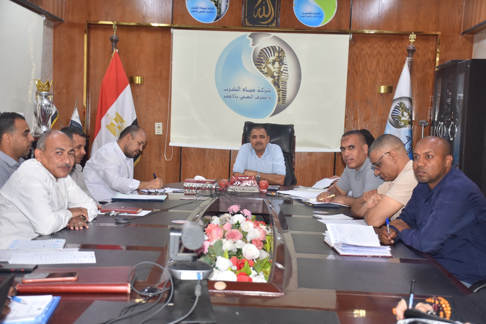 مياه الأقصر تعقد اجتماع اللجنة العليا للتدريب لرفع كفاءة العاملين